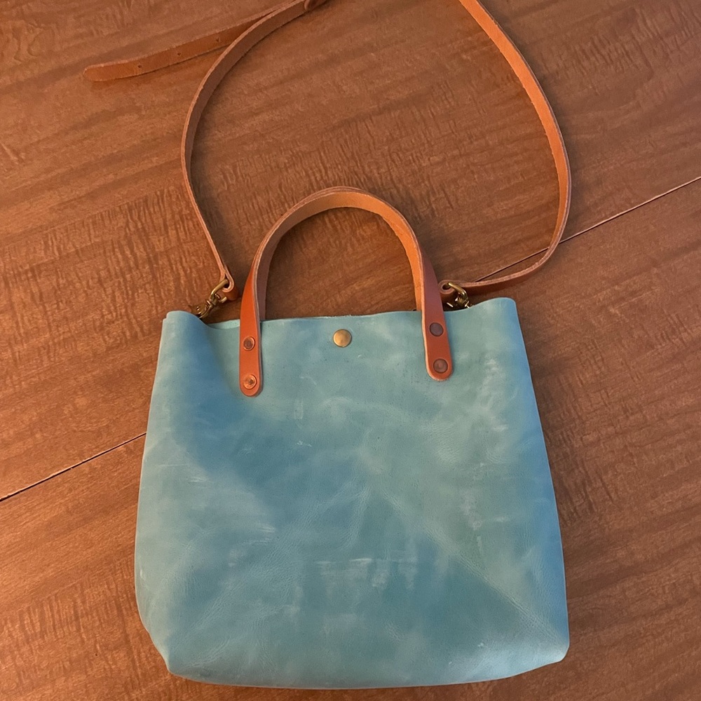 KMM&Co Aegean Blue mini tote